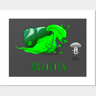 Snailien Posters and Art